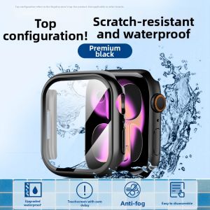 Newyu | Shell and Tempered Glass Protector for Watch Series 12 Scratch-resistant Full Coverage