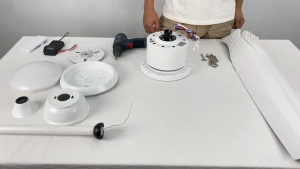 HITEL รับประกัน 5 ปี! พัดลมเพดาน 66 นิ้ว พร้อมพัดลมและไฟ ทันสมัยและเรียบง่าย ใบพัด ABS 6 ใบ พร้อมรีโมทคอนโทรล ฟังก์ชันหมุนเดินหน้า-ถอยหลัง และตั้งเวลา ลมแรง ปรับความเร็วได้ 6 ระดับ ปรับไฟได้ 3 สี มอเตอร์ทองแดงแท้ เงียบและประหยัดพลังงาน