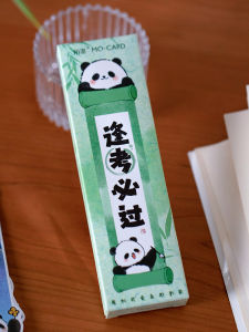 ChaoYu Cute Panda Bookmarks High Aesthetic Value Cultural Creative Learning Motivational Cards Student Rewards Small Gifts