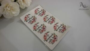 30 Pcs Handmade With Love Sticker 4.5 cm TY014