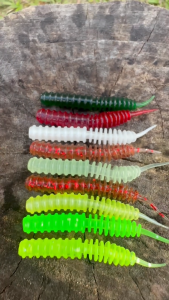 UL Ulat SP 6cm/1.3g 5pcs Soft Plastic Plastik Worm bait lure Softplastic Umpan Haruan Pb Sebarau Gewang
