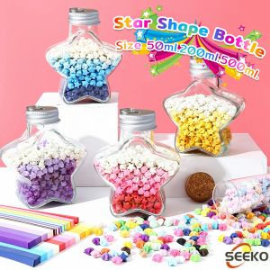 Seeko Star Shape Bottle Creative Gift Origami Cup DIY Handmade Birthday Gift 50ml 200ml 500ml