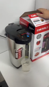 (SG Dliver)Multi-function Electric Kettle 6.8L Stainless Steel Airpot Hot Water Dispenser Dry boil protection with 2-way Dispenser and Reboil