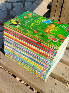 Childrens English Sticker Book Baby Dress-Up Scenario Picture Book Stick-On Toy for Early Education And Language Learning