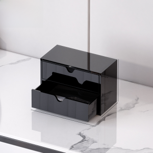 Toilet Mirror Cabinet Cosmetics Lipstick Mask Storage Box Bathroom Cabinet Multi-Functional Narrow Storage Rack