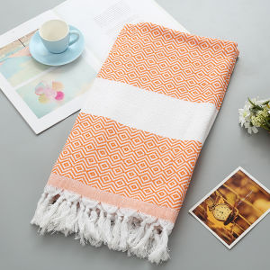 100x180cm Jacquard Polycotton Turkish Bath Towel King Size Shower Swimming Beach Towels