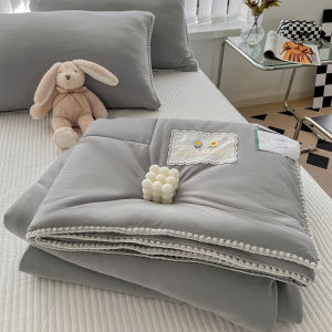 A-Class Knitted Cotton Summer Quilt Air Conditioning Light Weight Single Person Spring Autumn Core Washable Summer Quilt