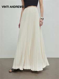 Elegant White Flared Skirt