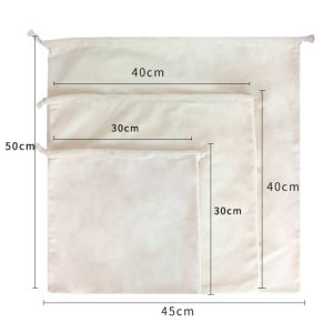 Drawstring Velvet Bag for Handbag Dust Protection Clothing Jewelry Organizer Pouch Large Brand Storage Bag with Rope