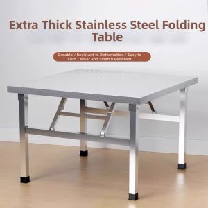 HUIXIONGKANLAN | Folding Stainless Steel Table