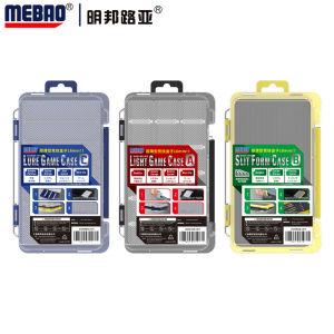 กล่องอุปกรณ์ตกปลาบางเฉียบ หลายช่อง ลดความเสี่ยง กล่องเครื่องมือ กล่องเก็บ