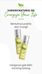 Minyak Varash Care Roll On 8 ml: Manfaat & Cara Penggunaan