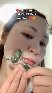 Alat Pijat Wajah Roller Massager Facial Message Batu Roller Giok Stone /Roller Pijat Muka Tirus Facial Face Massage Nature Jade Alat pijat wajah anti keriput Alat pijat wajah elektrik 3 in 1 Alat pijat wajah elektrik getar Alat pijat wajah viral di tiktok
