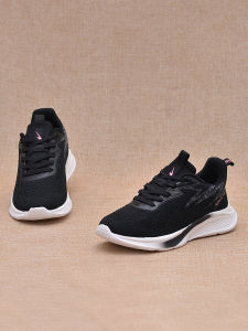 Ultra-Light Double Star Sports Shoes for Running Soft Bottom Shock-Absorption Rebound Student Running Shoes Breathable Mesh