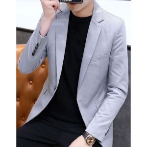 Jas Pria Formal Slimfit / Blazer Pria Biru Muda