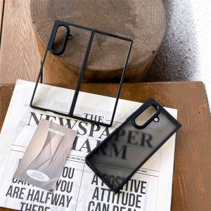 szhaiyu | Frosted Transparent Shockproof Phone Case for Samsung Galaxy Z Fold7 Fold6 5G Fold 7 6 5 4 Matte Translucent Protection Cover