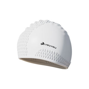youyou | Mũ Bơi Silicone Chống Thấm Nước Kích Cỡ Lớn Dành Cho Tóc Dài Không Ép Đầu