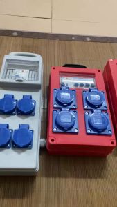 Ổ cắm chống giật công nghiệp chống nước tiêu chuẩn ip54 di động dùng cho công trường loại 1P+N