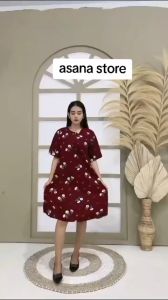 COD ecer rasa grosir Daster midi rayon premium motif midi dewasa ld 110-120 pb 93 daster bali murah