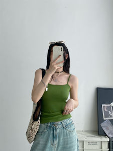 Áo Ba Lỗ Co Giãn Cao Dành Cho Nữ Áo Ba Lỗ Ôm Vừa Vặn Áo Ba Lỗ Thêu Dây Rút Áo Ba Lỗ Mùa Hè Màu Trơn Chất Liệu Khác 100%