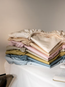 Pure Cotton Bed Canopy 100S Long Velvet Cotton Solid Color Mattress Cover 15m 18m Bedding Accessories Luxury Satin Weave