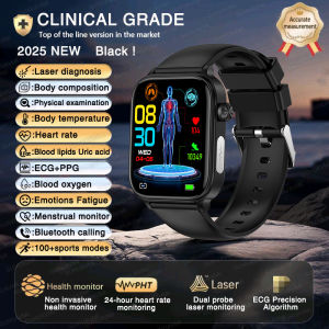 GUHUAVMI | 2026New AI Health Diagnose Smart Watch Women ECG+HRV Blood Pressure Blood Lipid Uric Acid Menstrual Health Tracker HD Call Watch