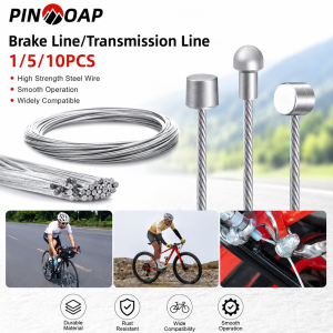 PINMOAP MTB Road Bike Brake Shift Cable Bicycle Inner Wire Derailleur Gear Line Cycling Repair Replacement Maintenance Tool Kit