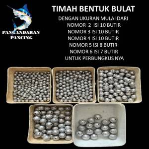 TIMAH PANCING PEMBERAT PANCING BULAT