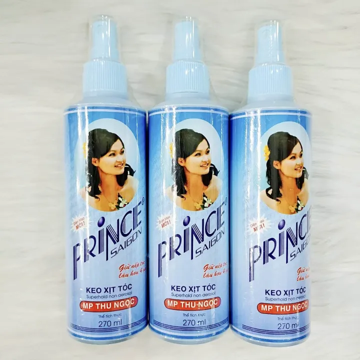 KEO TẠO KIỂU TÓC CỨNG PRINCE SAIGON SET 2 CHAI 270ML | Lazada.vn