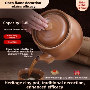 PINGDINGSHAQI | Medicinal Herbs Cooking Pot Herbal Medicine Pot
