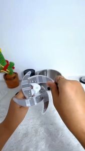 Chopper Stainless 2 L / Blender Mincer Gilingan Daging Sayur Buah