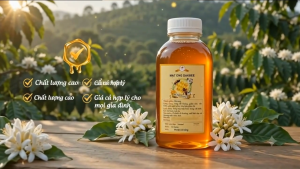 4 Lít Mật ong ngon dakbee giá ưu đãi mật ong nguyên chất chuẩn ngon vị đậm hơn mật ong hoa cà phê  mật ong tăng cường sức khỏe tăng hệ miễn dịch [DAKBEE.1KML_X4]