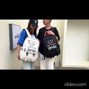 Techdoo Tas Ransel Laptop Kasual Punggung Tas Ransel Sekolah Pria Wanita Backpack Fashion Anti Air TR607