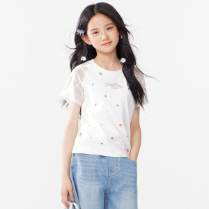 Barry Banny | Rainbow Polka Dot T-Shirt for Medium to Large Girls