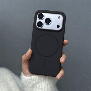 Ốp Lưng Silicon Lỏng Từ Tính Cho iPhone 17 Pro Max Air 16 15 14 13 12 Tương Thích Với Sạc Không Dây Magsafe Vỏ Mềm