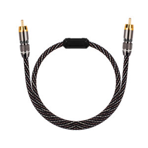 YYTCG HiFi RCA Cáp Âm Thanh Đồng Trục Nam Đến Nam SPDIF Cáp Kỹ Thuật Số Cho DVD Máy Chiếu Tivi Loa Khuếch Đại Âm Thanh Cao Cấp Kết Nối