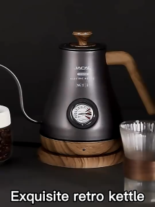 TERLARIS JACAL Teko Listrik elektrik kopiV60 coffee kettle thermometer Pemanas Air Electric Pot Warmer Gooseneck 1L 800W - GL-205