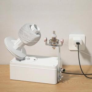 Electric Yarn Winder Adjustable Speed USB Device Yarn Bowl Crochet Tension Controller for Knitting Sample Hooks