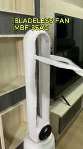 Milux Remote Control Bladeless Fan with Air Cooler MBF35AC