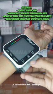COD TaffOmicron Tensimeter Digital alat cek Pengukur Tekanan Darah Bahasa Indonesia akurat - RZ-204