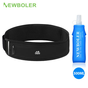 NEWBOLER Outdoor Running Belt  With Soft Water Bottle Breathable Sports Waist Bag