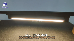 Linear track light 30w DIP Switch Change Light Colour led light for living room White or Black Body Casing