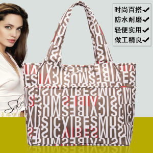 2024 New Oxford Cloth Womens Bag Casual Travel Diaper Bag Large Capacity Multi-pocket Dance Leisure Shoulder Handbag