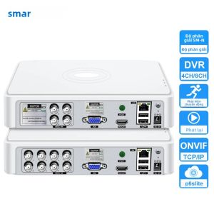 Đầu Ghi Hình CCTV DVR 4 Kênh/8 Kênh Lai 5MP-N Tích Hợp Âm Thanh Hỗ Trợ P2P Đồng Trục IP Phát Hiện Chuyển Động Người Cho Camera An Ninh