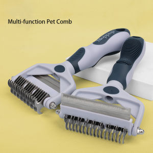 Dog Dematting Comb Pet Hair Comb Hair Knot Untangle Comb Brush Pet Hair Grooming Comb for Cats Dogs Pet Supplies