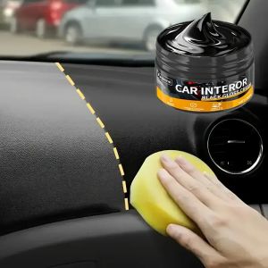 Interior Wax - ABS Plastic Coating Gel for Finishes and Dashboards - Restores Glossy Surfaces Repairs Faded Areas