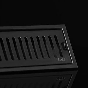 DOXON Stainless Steel Linear Floor Drain Anti-odor Long Floor Drain Shower Drain Bathroom Drainer Long Type Drainer Silver Black Gold