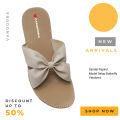 Sandal Papirut Sol Karet Anti Licin Selop Model Butterfly Vandorra. 