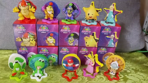 Mcdonalds The Super Mario Galaxy Complete Set Collectible Figure