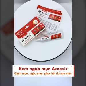 Kem Ngừa Mụn Acnevir Đỏ Giúp Giảm Mụn Cám Mụn Đầu Đen Tuýp 15g